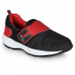 Mens red and Black without lace running shoes 